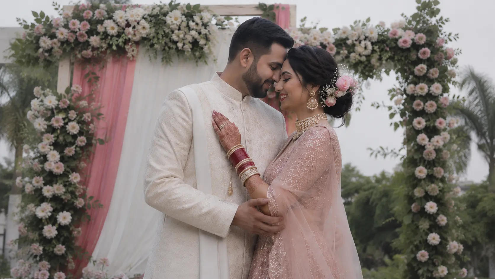 Fully professional gold-graded luxury wedding visual